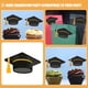 thumbnail image 4 of Houderco Pegatinas Negras Para De Graduación Con Sello Autoadhesivo Para Sobres Y Regalos, 4 of 8