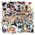 thumbnail image 2 of Mukay 50Pcs Detective Conan Stickers Pack, Waterproof Cute Cool Teens Funny Theme for Party Favors Gifts, Personalized Your Own MacBook, Laptop, Guitar, Luggage, Skateboard, Car, 2 of 6