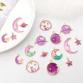 thumbnail image 3 of MINKUROW Assorted Enamel Charms for Jewelry Making Moon Star Astronaut Pendant Charm for Bangle Bracelet Purple, 3 of 3