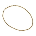 thumbnail image 2 of Cadena Torzal 6mm ancha para caballero 60cm Chapa de Oro 18K Horoz WH608, 2 of 4