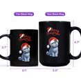 thumbnail image 4 of Merry Christmas British Shorthair Santa Hat Xmas Tree Winter Holiday Mug Cat Lover Kitten Owner Gifts Coffee Tea Cup - 01013, 4 of 4