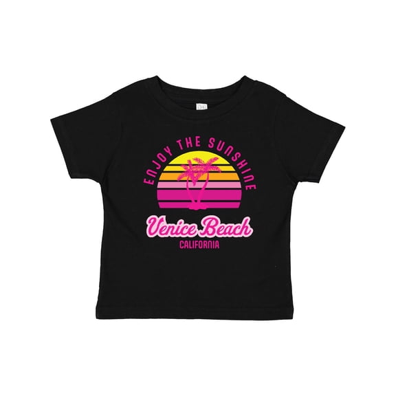 Inktastic Summer Enjoy the Sunshine Venice Beach California in Pink Boys or Girls Baby T-Shirt