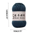 thumbnail image 3 of Tgbvmt Crochet Yarn 5 Strands Milk Cotton DIY Knitting Thread Wool Ball Soft Hand Woven Yarn Craft Supplies Sweater Hats Dolls Bags Scarves Weaving Accessories Home Decor Party Favors Creative Gift, 3 of 6