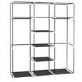 thumbnail image 4 of Ubesgoo Wardrobe Storage Portable Clothes Closet Organizer, Black, 4 of 7