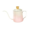 thumbnail image 4 of 600 ml de cuello de cisne vertido sobre el café hervidor de agua Café de goteo 8.7x9.8 cm de largo Supo estrecho de acero inoxidable con estilo Gradiente rosa, 4 of 8