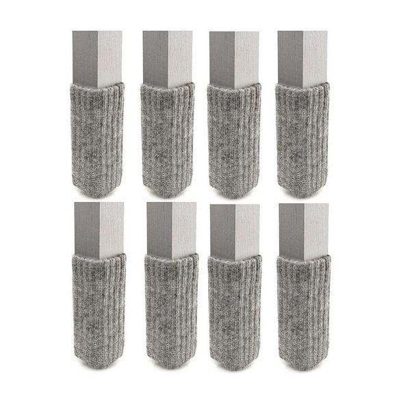 Calcetines para muebles NancyProtectz, protectores de piso gris medio