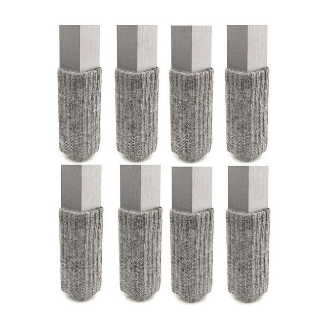 Calcetines para muebles NancyProtectz, protectores de piso gris medio