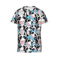 thumbnail image 6 of Fuzoiu Panda Cute Hearts Print Youth Short Sleeve T-Shirt,Youth Dry-Fit Active Athletic T-Shirt,Short Sleeve Tops Tees for School, Sports, and Casual Wear, 6 of 6