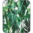 thumbnail image 4 of Green Palm Leaves Salon Cape, Hair Cutting Cape with Snaps, Professional Large Barber Stylist Hairdresser Cape, Waterproof Machine Washable, 65" x 55”, 4 of 7
