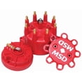 thumbnail image 1 of MSD Ignition Distributor Cap and Rotor Kit 84315 Small Diameter; With Wire Retainer; Clip Down; HEI Style Posts; Red, 1 of 5