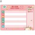 thumbnail image 2 of Windfall Decorative Magnetic Planner Sheet Smooth Writing PET Bright Color Magnetic Time Management Pad Home Decor, 2 of 8