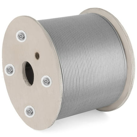 

BENTISM 304 Stainless Steel Wire Rope Cable 1/4 7x19 200ft