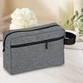 thumbnail image 6 of Stgfyxgs Cosmetic Bag Cosmetic Travel Case Water Resistance Portable Makeup Organiser Durable Makeup Pouch Travel Makeup Bag for Women Dark Gray, 6 of 9