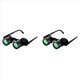 thumbnail image 1 of 2piezas Prismáticos de Pesca Gafas Prismáticos Manos Portátiles Telescopio Zoom 10X Gafas para Pesca Al Aire Libre Observación de, 1 of 5