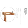 thumbnail image 5 of Portable Desktop Embroidery Tool: Premium Jujube Wood Embedded Frame with Half-Handed Automatic Method - Ideal for Beginners & Enthusiasts, Sturdy Crafting Support for Intricate Patterns (Large, 5 of 5