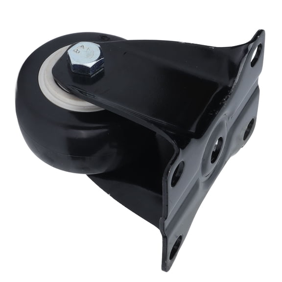 BOKYAN Rigid Casters Heavy Duty Polyester Fixed Wheels with Double Ball Bearings 2.5 inches / 6.35 cm