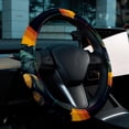 thumbnail image 6 of Xiong Fugu 14.5 Inch Printing PVC Leather Car Steering Wheel Cover Auto Accessories, 6 of 6