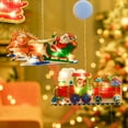 thumbnail image 4 of Christmas Modeling Lamp Santa Claus Christmas Tree Snowman Battery Powered with Suction Cup Decoration Hanging Lamp Marquee Light for Christmas Home Party Window, 4 of 10