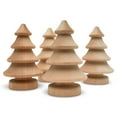 thumbnail image 1 of Mini Wooden Christmas Tree 2-3/4 inch, Pack of 100 Unfinished Wood Miniature Trees for Christmas Crafts, Peg People, Nature Table, and Small World Play, by Woodpeckers, 1 of 8