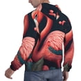 thumbnail image 6 of Honeii Colorful Floral Flamingo Pattern Mens Hoodies Men's Loose Sleeve Sweatshirt,Pullover Hooded Sweatshirt for Men,Essentials Hoodie-X-Large, 6 of 7