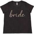 thumbnail image 3 of Inktastic Elegant Bride Script Minimalist Typography Women's Plus Size T-Shirt, 3 of 5