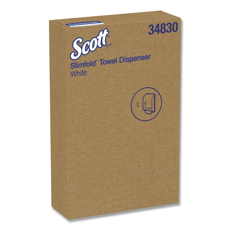 Slimfold Towel Dispenser, 9.88 x 2.88 x 13.75, White Slimfold Towel Dispenser, 9.88 x 2.88 x 13.75, White
