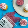 Rose Pearl 4mm Sprinkles 100 Food Grade Edible Sprinkles by Krazy