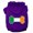 Purple, variant on Pet Dog Cat Hoodie Screen Printed, "Bone Shaped Ireland Flag"