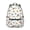 Cat and Fish, variant on Galaxy Cat Head Black Pattern Backpack for School, Cute School Bag with Adjustable Shoulder Straps and Padded Back, 15.3"x11"x7.1"