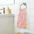 thumbnail image 3 of Yayeee 100% Cotton Hand Towels for Bathroom 16" x 28" Kitchen Towel, Gradient Pink Stars, 3 of 7