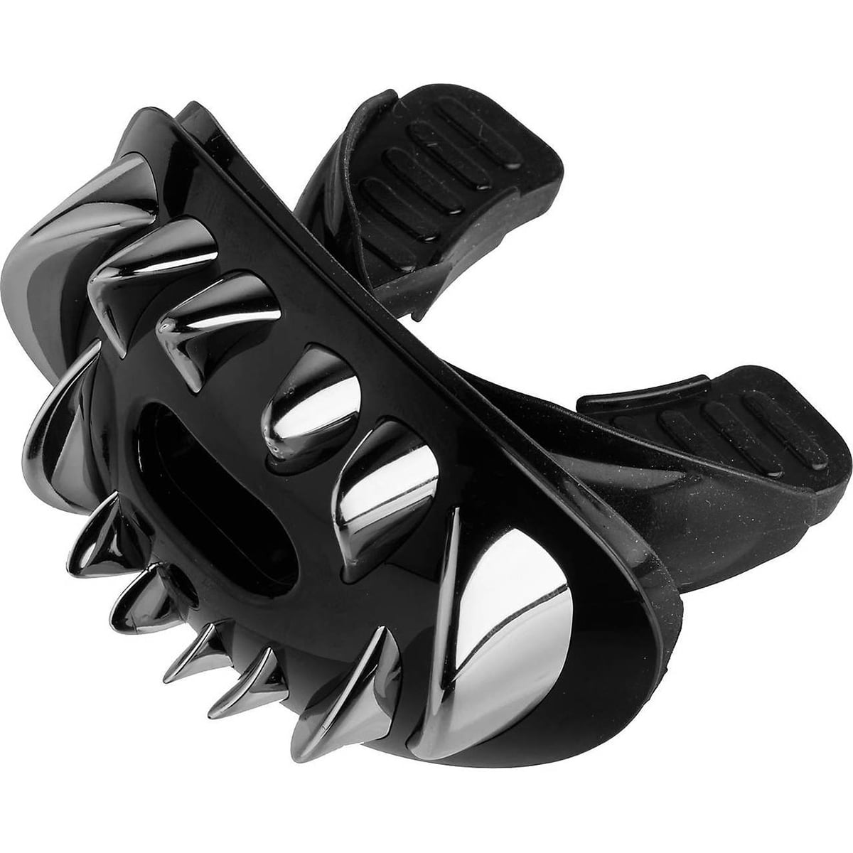 Battle Sports 3D Predator Oxygen Lip Protector Mouthguard - Black/Silver