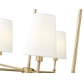thumbnail image 4 of Millennium Lighting 16506 Adorra 6 Light 48" Wide Linear Chandelier - Brass, 4 of 7