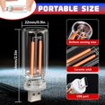 thumbnail image 4 of 2PCS Car USB Night Lights, Touch Dimmable Vehicle Interior Ambient Lamp, Portable Retro Glass LED Light for Auto Decorations, Bedroom, Office, Travel, Camping, Gifts for Women and Men, 4 of 7