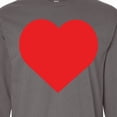 thumbnail image 4 of Inktastic Red Heart Long Sleeve T-Shirt, 4 of 5