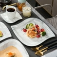 thumbnail image 3 of MALACASA, Series Elvira, 30-Piece Porcelain Dinnerware Set, Marble Grey Dinner Set, Service for 6, 3 of 7