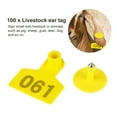 thumbnail image 3 of Ear 1-100 Number Plastic Livestock Ear Tag Animal Tag for Goat Sheep Pig, 3 of 8