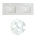 thumbnail image 1 of American Imaginations 35.5-in. W 3H4-in. Ceramic Top Set In White Color - Overflow Drain Incl. AI-24332, 1 of 7