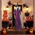 thumbnail image 2 of Halloween Colourful Glow Creepy Sound Activated Witch Decorations Halloween light up decoration props for Home Holidays Outdoor, 2 of 7