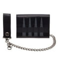 thumbnail image 2 of Punisher Metal Badge Logo Faux Leather Wallet & Chain, 2 of 3