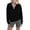 Black, variant on Turilly Womens Sherpa Pullovers Women's Loose Colored Fuzzy Fleece Half-Zip Hooded Raglan Long-Sleeved Sweatshirt