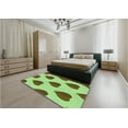 thumbnail image 4 of Ahgly Company Indoor Square Patterned Jade Green Area Rugs, 3' Square, 4 of 6