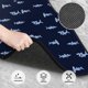 thumbnail image 3 of Fotbe Cute Shark Juego de 4 Tapetes para Auto con Estampado – Alfombrillas de Goma Reforzada, Diseño Antideslizante, Protección para Todo el Año – Vehículos, Autos, Camionetas y SUVs, 3 of 7
