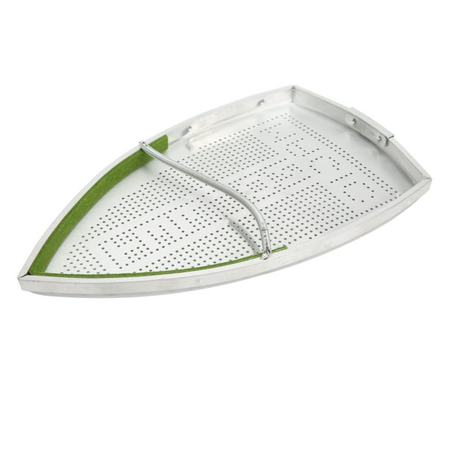 Placa protectora de ropa de planchado, cubierta de placa de plancha de material de aluminio para zapata de planchado, resultados impresionantes