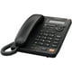 Panasonic KXTS620 Noir Téléphone avec Numéro d'Appelant et Répondeur – image 1 sur 2