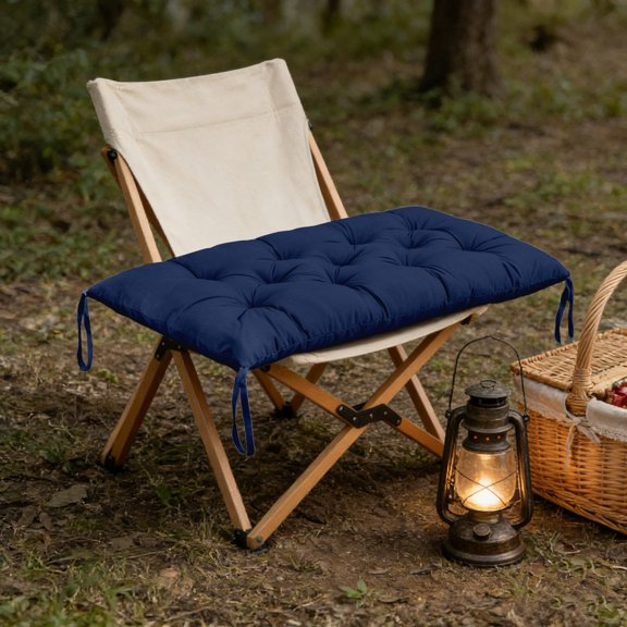 Tufted Long Bench Seat Pad Soft Non‑Slip Bench Cushion Lightweight Washable Seat Mat For Indoor Home Kitchen Stool Patio Outdoor Garden Bench