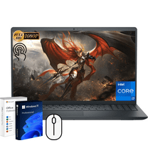 DELL Inspiron 3520 15.6" Touchscreen Laptop, Intel Core i7-1255U, 32GB RAM, 1TB SSD, Intel Iris Xe Graphics, Numeric Keypad, Wi-Fi , Windows 11 Pro