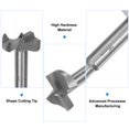 thumbnail image 4 of Unique Bargains Forstner Bit Set 15mm-35mm Dia Round Shank Drill Bits for Woodworking, 4 of 6