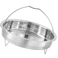 thumbnail image 4 of Cesta de vapor para olla arrocera Cesta de vapor de acero inoxidable Cesta de vapor para alimentos con asa, 4 of 5
