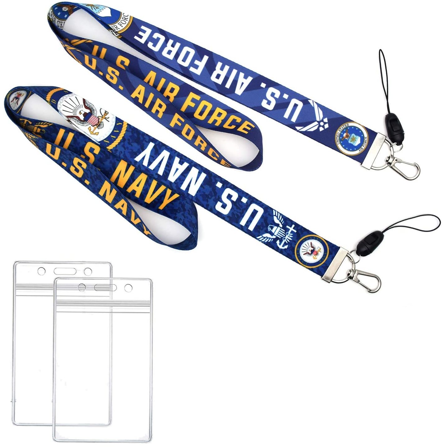Badge Lanyards Us Navy Lanyard Air Force Lanyard With Id Holder, Us