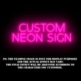 thumbnail image 2 of UPONRAY Two Lines Custom Neon Signs, Usb Powered with Adjustable Brightness Wall Decor for Gifts, Rose Red, 20 inch, 2 of 7